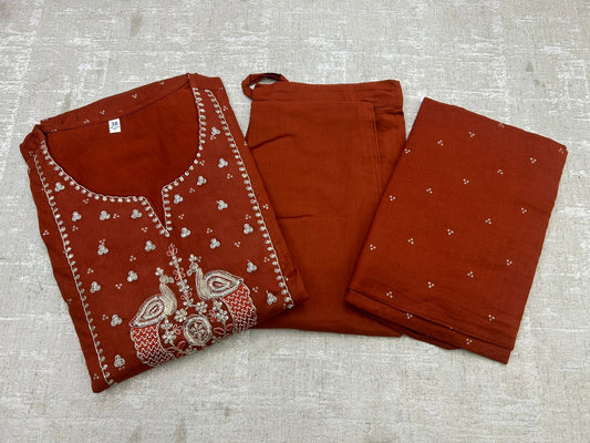 A1727 Mul Cotton Designer Suit