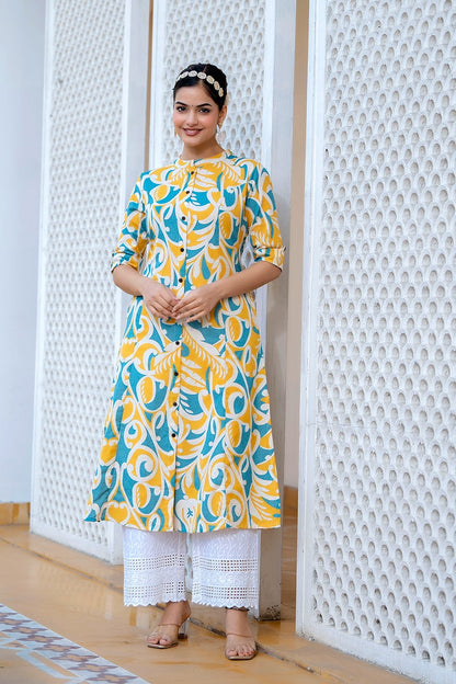 COTTON FLEX A-LINE KURTA