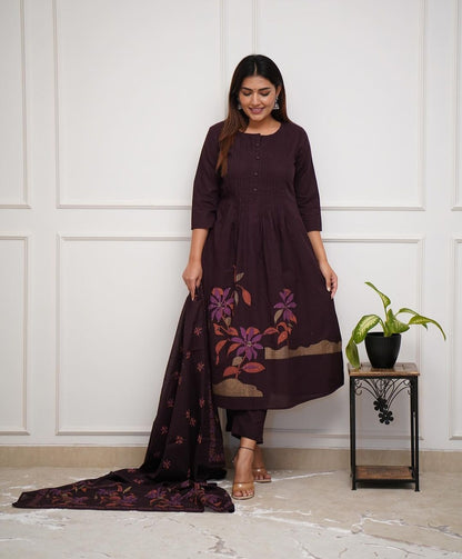 Pure Cotton Three Piece Suit