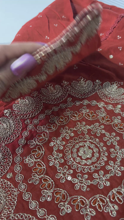 A1724 Mul Cotton Designer Suit